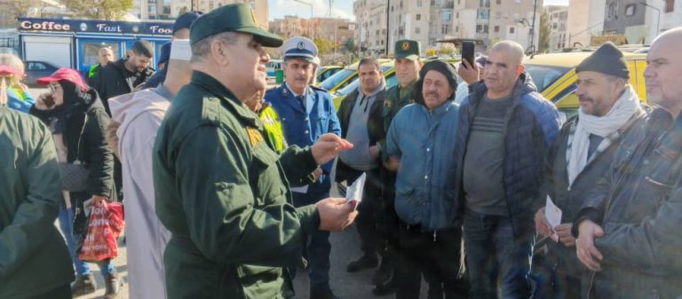 سيدي بلعباس الدرك الوطني ينظم حملة تحسيسية للوقاية من حوادث المرور